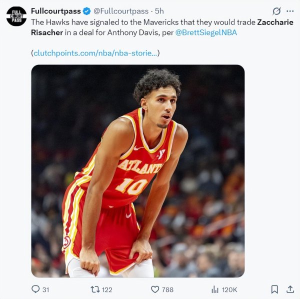 十大股票配资平台 老鹰确立杰约核心地位！热火成吹杨下家热门 侠媒给出换AD新方案